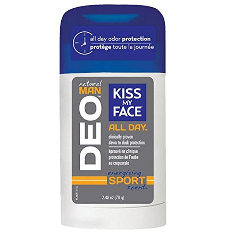 Kiss My Face All Day Energizing Sport Scent Deodrant-2.48 Oz