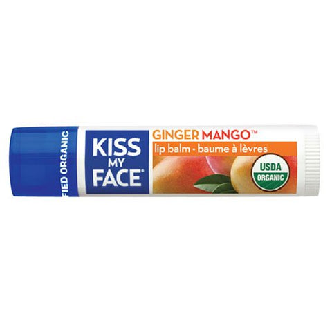 Kiss My Face Lip Balm Ginger Mango-0.18 Oz