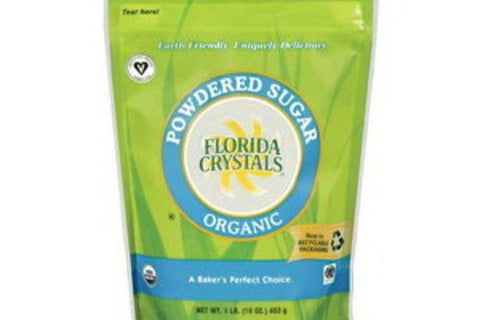 Florida Crystals Organic Powdered Sugar, 6 Packs of 16 Oz (total 96 Oz)