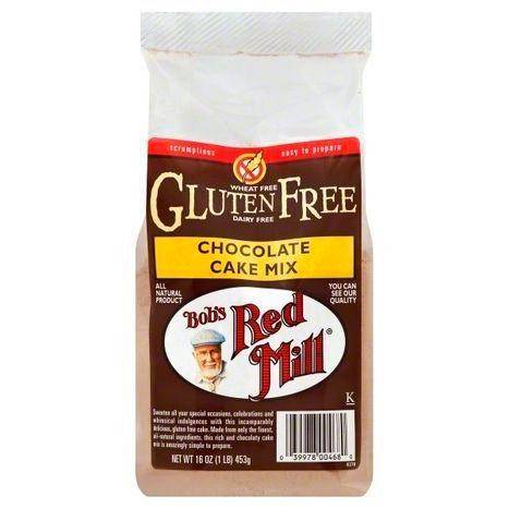 Bobs Red Mill Gluten Free Cake Mix, Chocolate - 16 Ounces