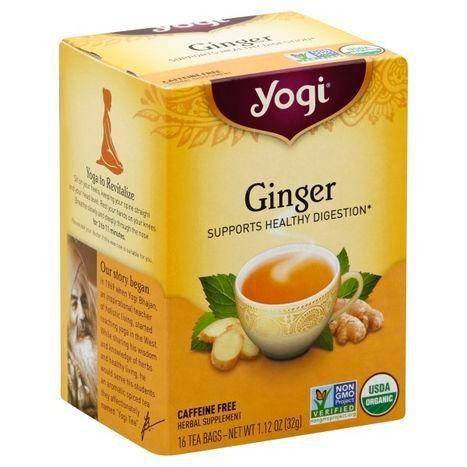 Yogi Tea, Ginger, Bags - 16 Count