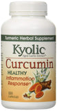 Kyolic Aged Garlic Extract Curcumin Healthy Inflammation Response-100 Capsules