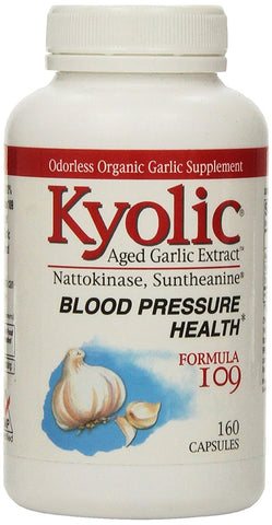 Kyolic Aged Garlic Extract Blood Pressure Health Formula-160 Capsules