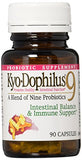 Kyolic Kyo Dophilus Probiotic 9 Intestinal Balance Support & Immune Support-90 Capsules