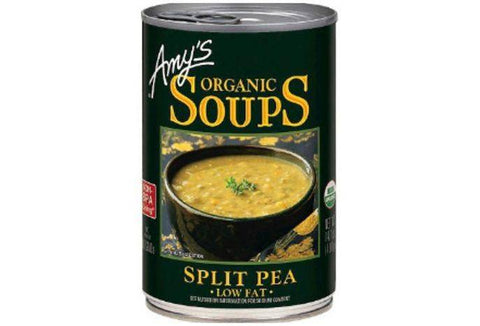 Amys Soup, Low Fat, Organic, Split Pea - 14.1 Ounces