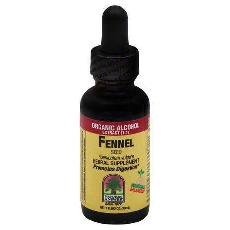 Natures Answer Fennel Seed, Organic Alcohol Extract (1:1) - 1 Ounce