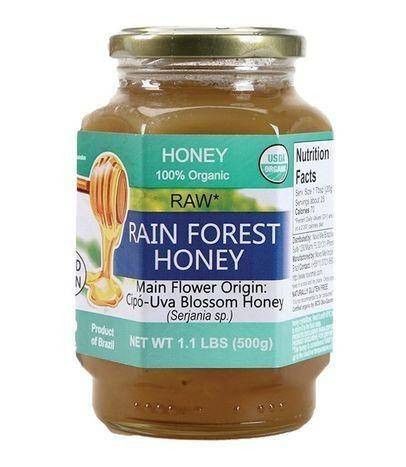 Novo Mel Organic Rainforest Honey - 1.1 Pounds