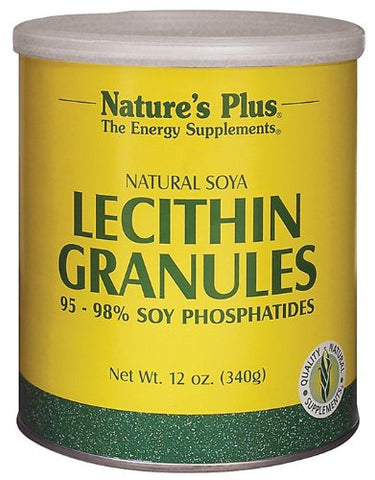 Natures Plus Natural Soya Lecithin Granules-12 Oz