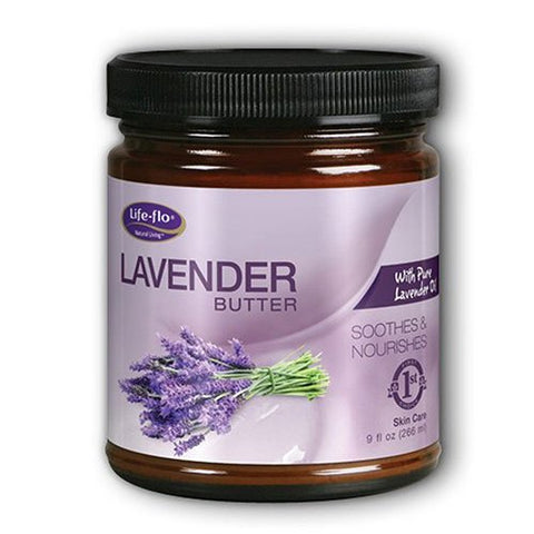 Life Flo Lavender Butter With Pure Lavender Oil-9 Oz