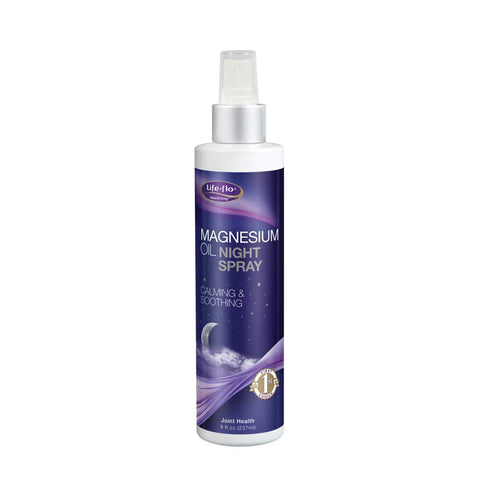 Life Flo Magnesium Oil Night Spray Calming & Soothing-8 Oz
