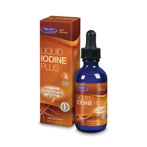 Life Flo Liquid Iodine Plus With Iodine & Potassium Iodide-2 Oz