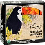 Light Mountain Natural Hair Color & Conditioner Black-4 Oz