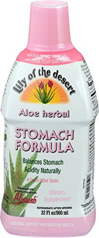 Lily Of The Desert Stomach Formula Fresh Mint Taste-32 Oz