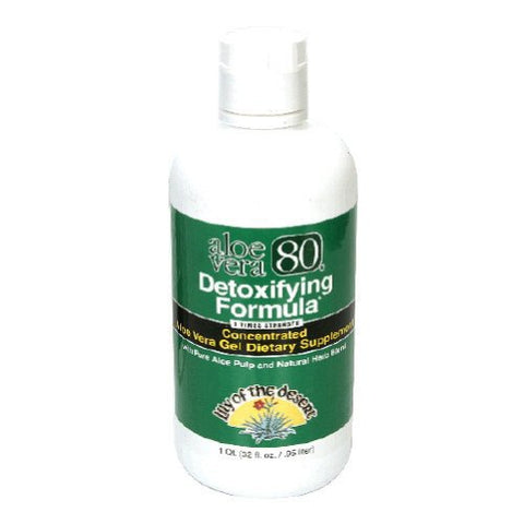 Lily Of The Desert Aloe Vera 80 Detoxifying Formula-32 Oz