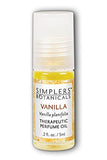 Simplers Botanicals Vanilla Planifolia Therapeutic Perfume Oil-0.2 Oz