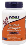 NOW Foods BioCell Collagen, Hydrolyzed Type II, Joint Support - 120 Veg Capsules