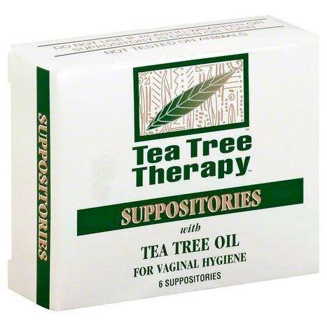 Tea Tree Therapy Suppositories, with Tea Tree Oil - 6 Each