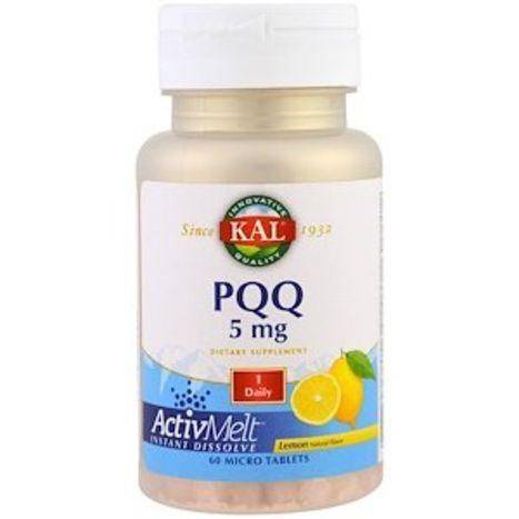 KAL PQQ Lemon Dietary Supplement - 60 Micro Tablets