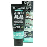 My Magic Mud Activated Charcoal Flouride Free Toothpaste With Coconut Oil & Bentonite Clay Spearmint-4 Oz