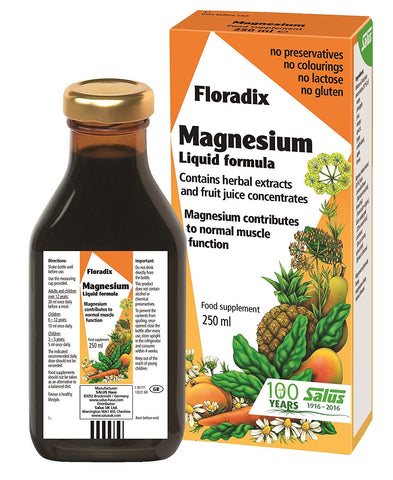 Floradix Magnesium Liquid Mineral Supplement Maximum Absorption-8.5 Oz