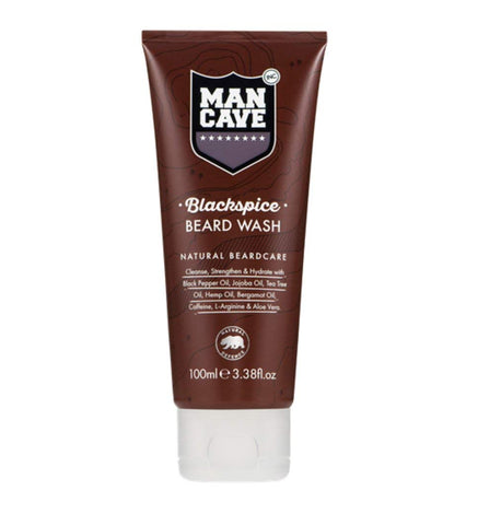 Man Cave Blackspice Beard Wash-3.38 Oz