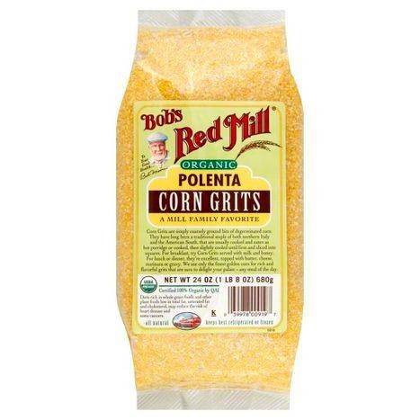 Bobs Red Mill Corn Grits, Organic, Polenta - 24 Ounces