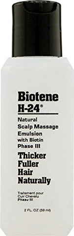 Millcreek Biotene H-24 Natural Scalp Massage Emulsion With Biotin Phase 3 Thicker Fuller Hair Naturally-2 Oz