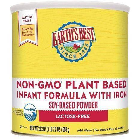 Earth's Best Infant Formula Non-Gmo Soy With Iron - 23.2 Ounces