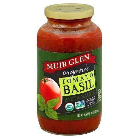 Muir Glen Organic Pasta Sauce, Tomato Basil - 25.5 Ounces