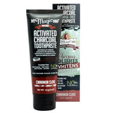 My Magic Mud Activated Charcoal Flouride Free Toothpaste With Coconut Oil & Bentonite Clay Cinnamon Clove-4 Oz