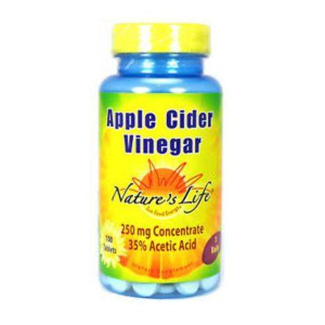 Nature's LIfe Apple Cider Vinegar 250MG - 100 Tablets