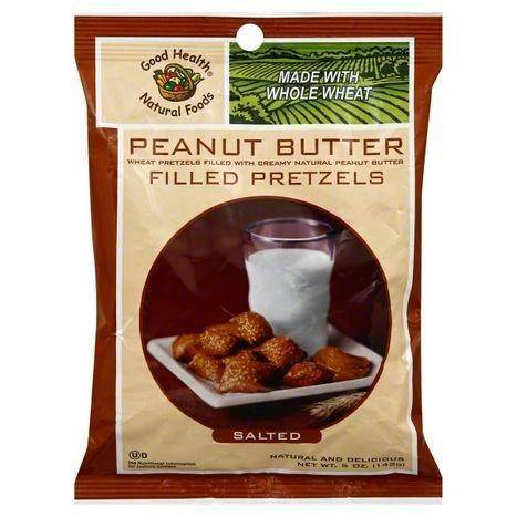Good Health Filled Pretzels, Peanut Butter, Salted - 5 Ounces