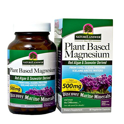 Nature's Answer Plant Based Magnesium 5000 Mg-90 Vegetarian Capsules