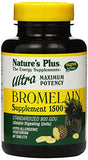 Natures Plus Bromelain Supplement 1500 Ultra Maximum Potency-60 Tablets
