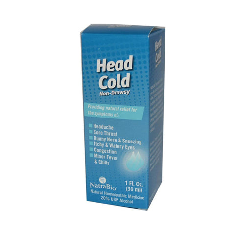Natra Bio Head Cold 20 % USP Alcohol-1 Oz