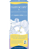 Natra Care Maternity Pads With Organic Cotton Cover-10 Pads