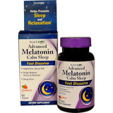 Natrol Advanced Melatonin Calm Sleep Fast Dissolve Strawberry Flavor-60 Tablets