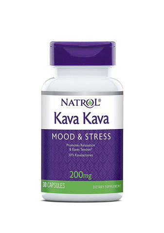 Natrol Kava Kava 200 Mg Dietary Supplement-30 Capsules
