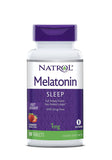 Natrol Melatonin 1 Mg Fast Disslove Strawberry Flavor-90 Tablets