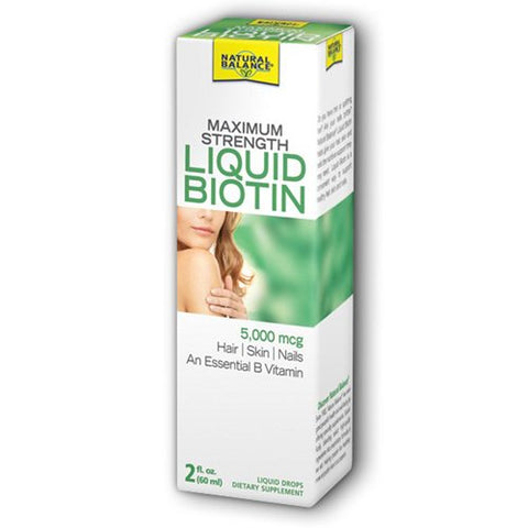 Natural Balance Biotin Liquid 5000 Mcg-2 Oz