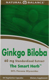 Natural Balance Ginkgo Biloba The Smart Herb-60 Veg Caps