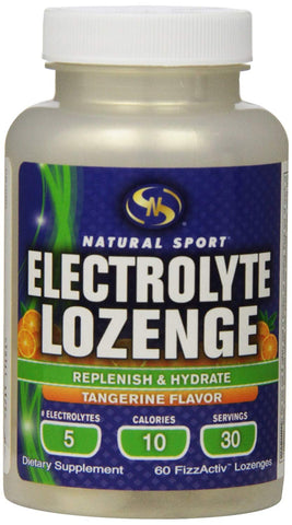 Natural Sport Electrolyte Lozenge Tangerine Flavor-60 Lozenges