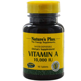Natures Plus Vitamin A 10,000 IU Water Dispersible-90 Tablets