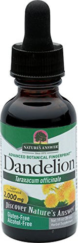 Nature's Answer Dandelion Taraxacum Officinale 2000 Mg-1 Oz