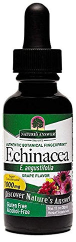 Nature's Answer Echinacea E.Angustifolia & Purpurea 1000 Mg-1 Oz