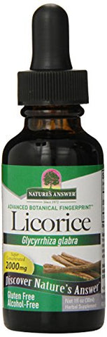 Nature's Answer Licorice Glycyrrhiza Spp 2000 Mg-1 Oz