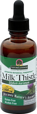 Nature's Answer Milk Thistle Silybum Marianum 2000 Mg-1 Oz