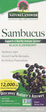 Nature's Answer Sambucus Black Elderberry Alcochol Free 12000 Mg- 8 Oz