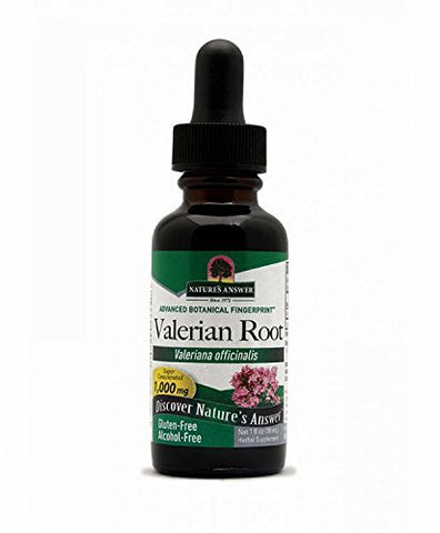 Nature's Answer Valerian Valeriana Officinalis 1000 Mg Low Alcohol-1 Oz