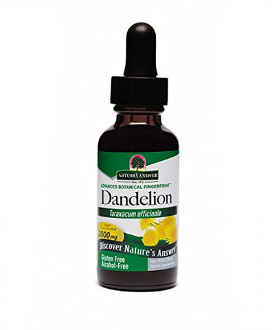 Nature's Answer Dandelion Taraxacum Officinale 2000 Mg Low Alcohol-1 Oz